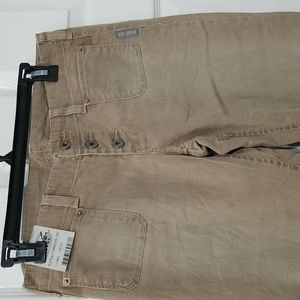Silver Jeans Kyoko Tan Stretch Wide leg Jeans